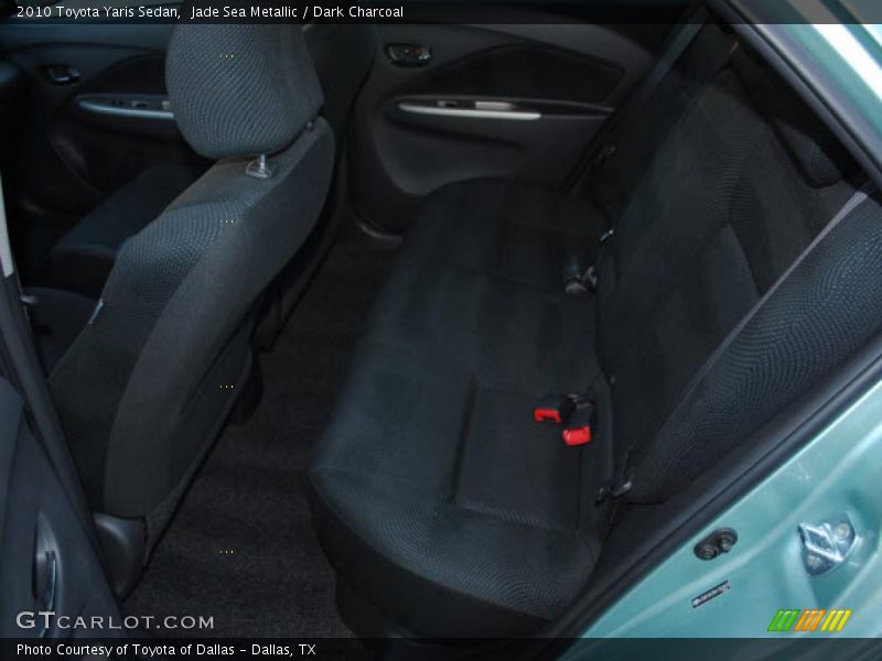 Jade Sea Metallic / Dark Charcoal 2010 Toyota Yaris Sedan