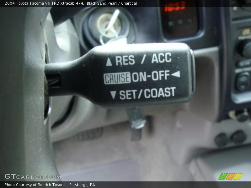 Black Sand Pearl / Charcoal 2004 Toyota Tacoma V6 TRD Xtracab 4x4