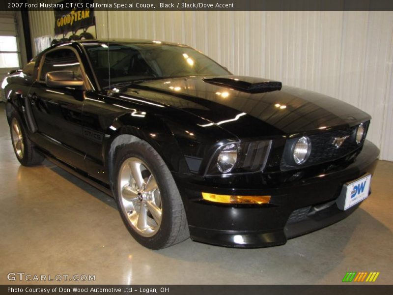 Black / Black/Dove Accent 2007 Ford Mustang GT/CS California Special Coupe