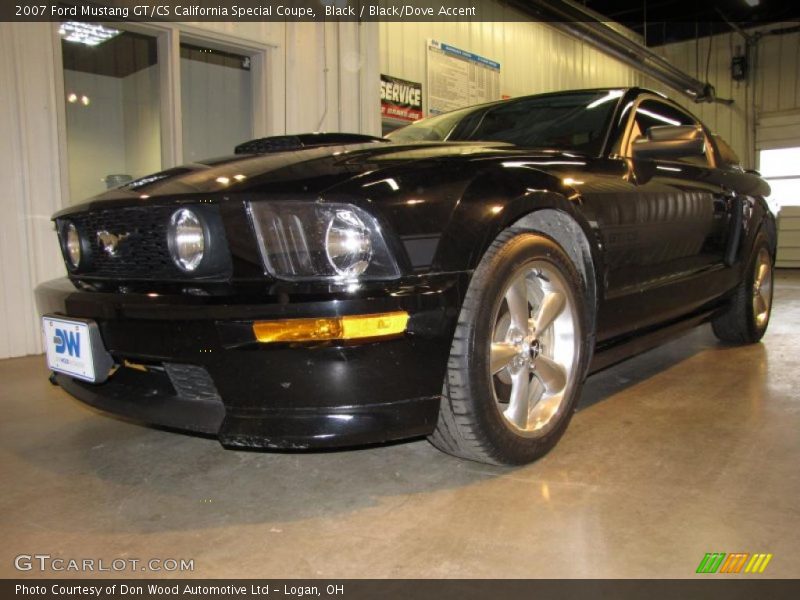 Black / Black/Dove Accent 2007 Ford Mustang GT/CS California Special Coupe