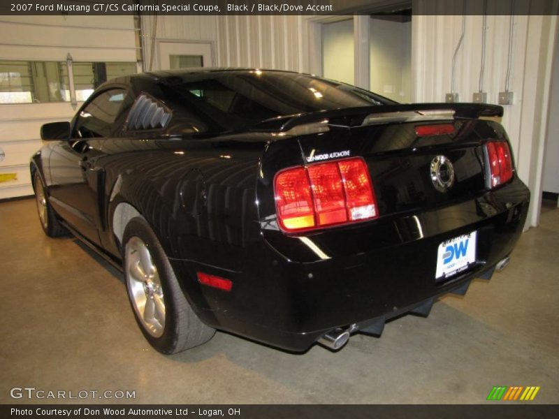 Black / Black/Dove Accent 2007 Ford Mustang GT/CS California Special Coupe