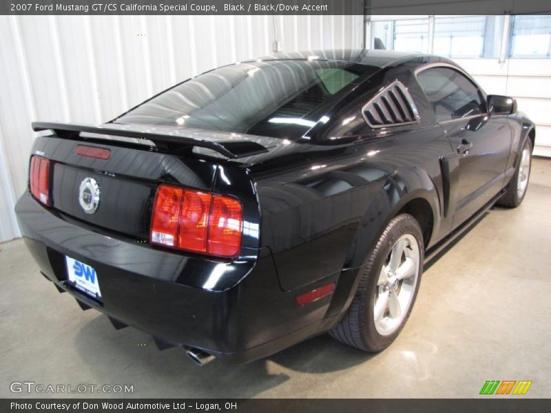 Black / Black/Dove Accent 2007 Ford Mustang GT/CS California Special Coupe