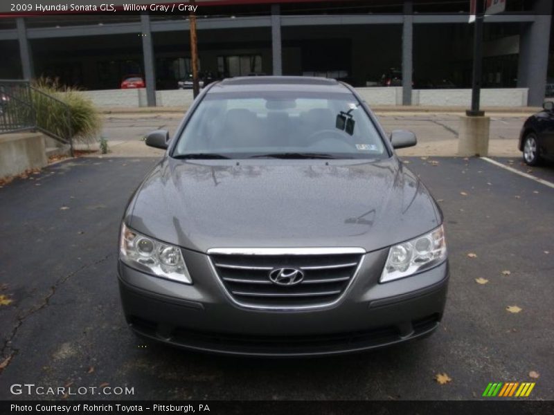 Willow Gray / Gray 2009 Hyundai Sonata GLS