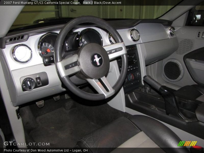 Black/Dove Accent Interior - 2007 Mustang GT/CS California Special Coupe 
