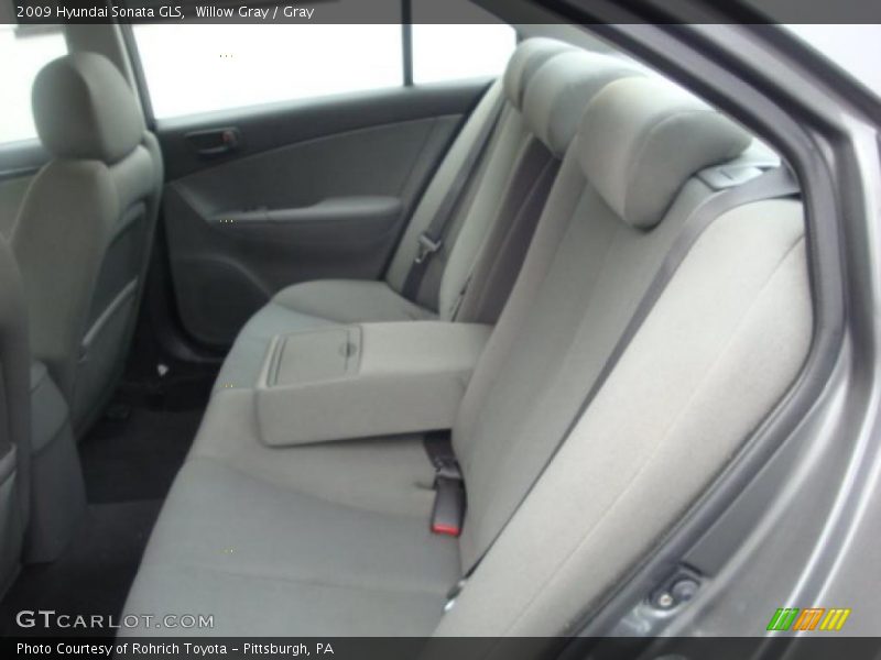 Willow Gray / Gray 2009 Hyundai Sonata GLS