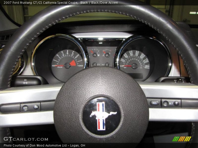 Black / Black/Dove Accent 2007 Ford Mustang GT/CS California Special Coupe