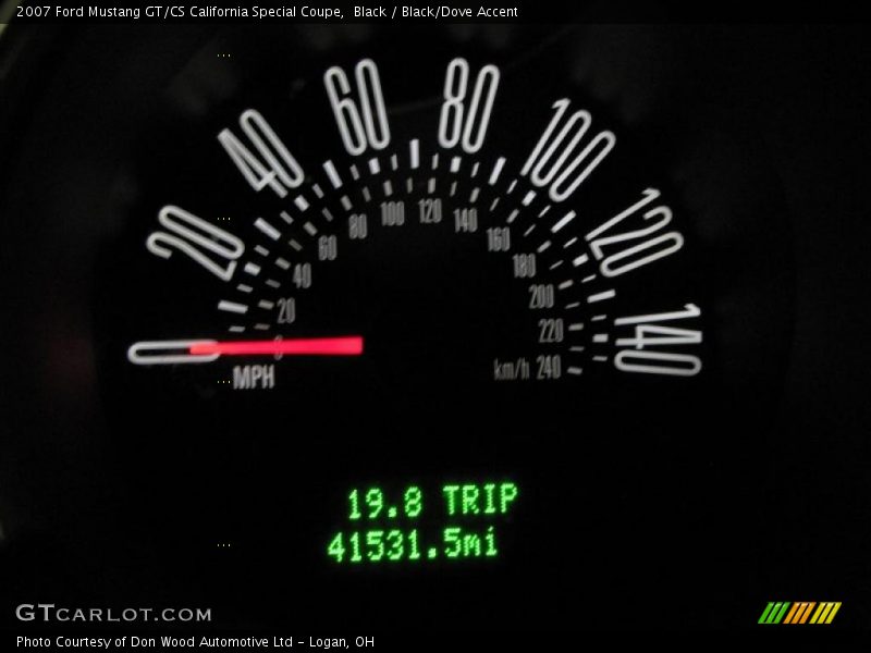 Black / Black/Dove Accent 2007 Ford Mustang GT/CS California Special Coupe