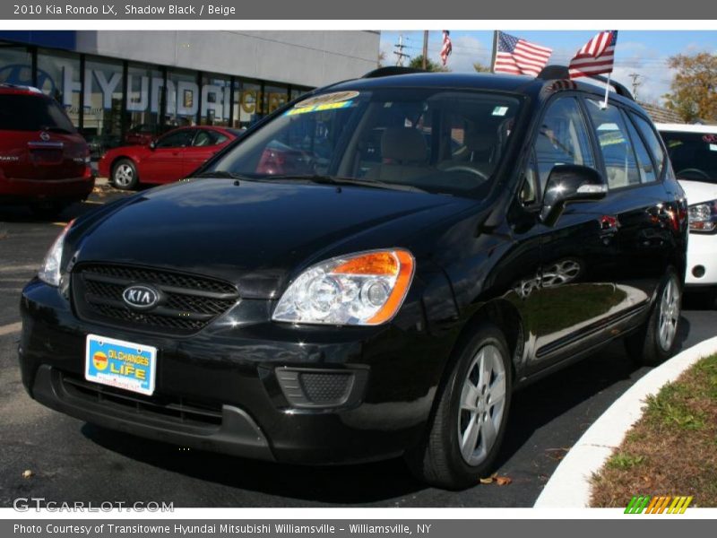 Shadow Black / Beige 2010 Kia Rondo LX