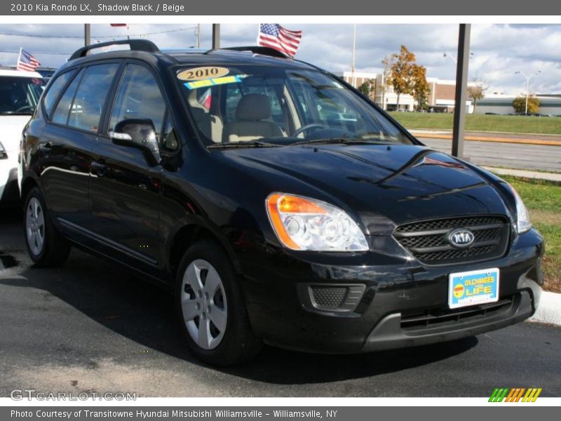 Shadow Black / Beige 2010 Kia Rondo LX