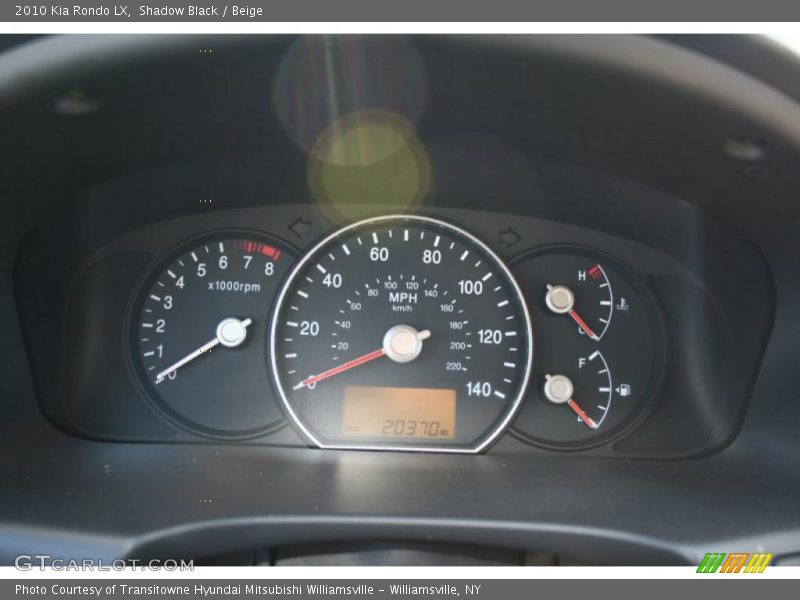  2010 Rondo LX LX Gauges