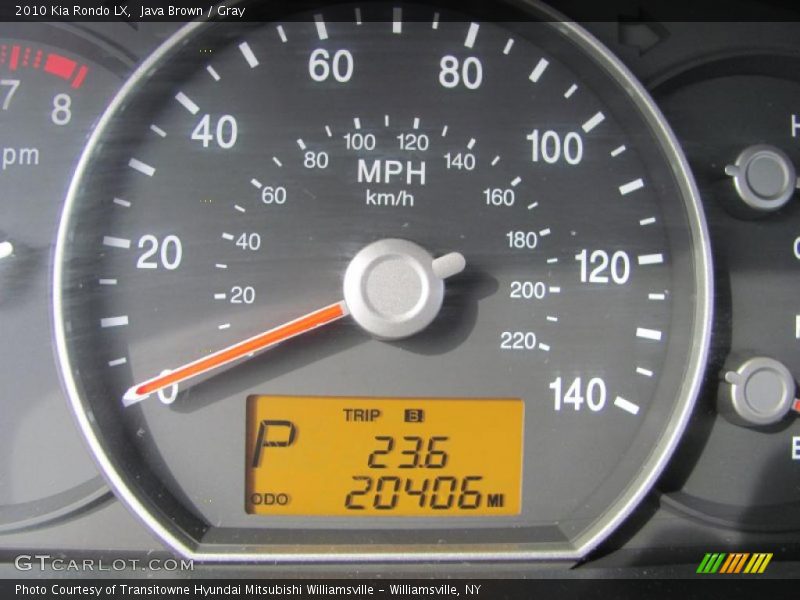 Java Brown / Gray 2010 Kia Rondo LX