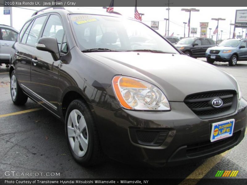 Java Brown / Gray 2010 Kia Rondo LX