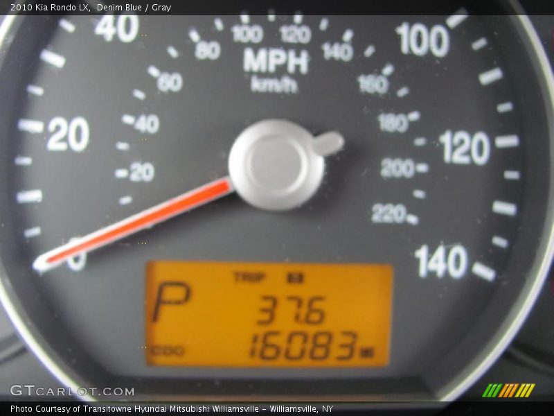 Denim Blue / Gray 2010 Kia Rondo LX