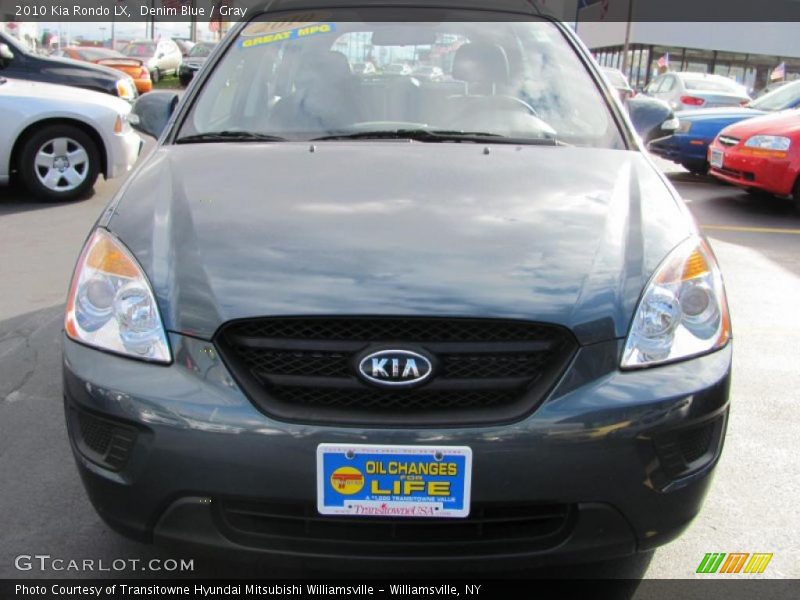 Denim Blue / Gray 2010 Kia Rondo LX