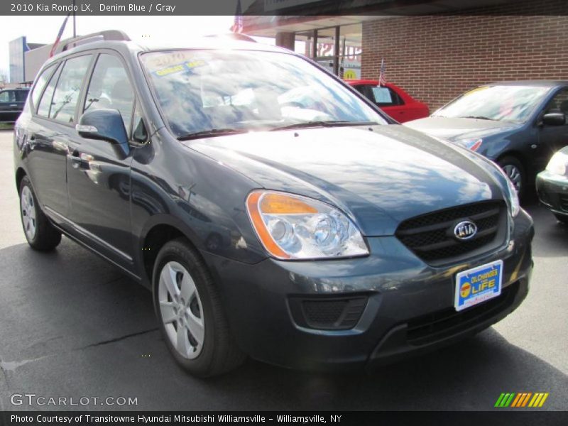 Denim Blue / Gray 2010 Kia Rondo LX