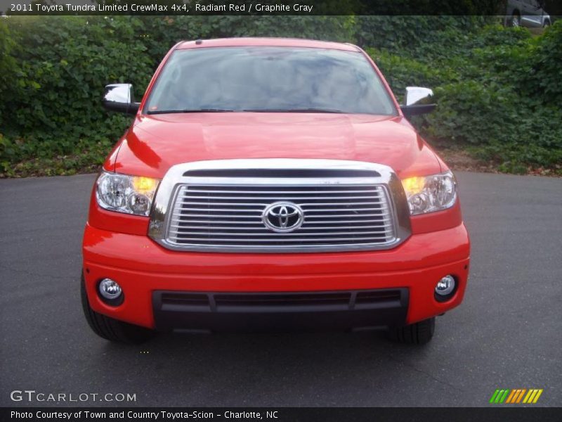 Radiant Red / Graphite Gray 2011 Toyota Tundra Limited CrewMax 4x4