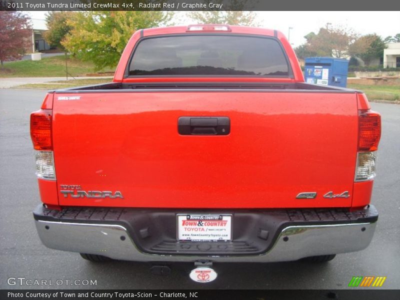 Radiant Red / Graphite Gray 2011 Toyota Tundra Limited CrewMax 4x4