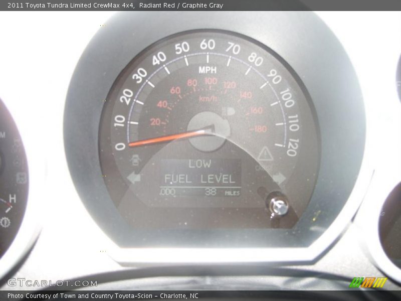 Radiant Red / Graphite Gray 2011 Toyota Tundra Limited CrewMax 4x4