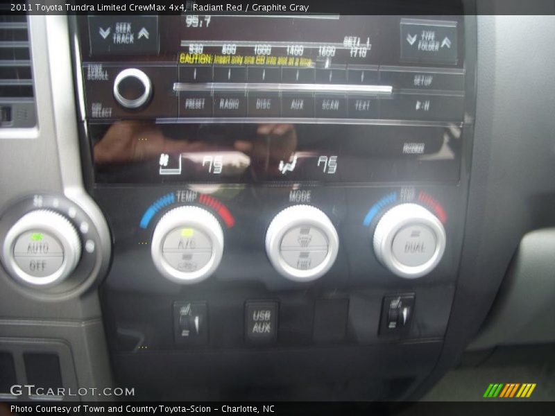 Radiant Red / Graphite Gray 2011 Toyota Tundra Limited CrewMax 4x4