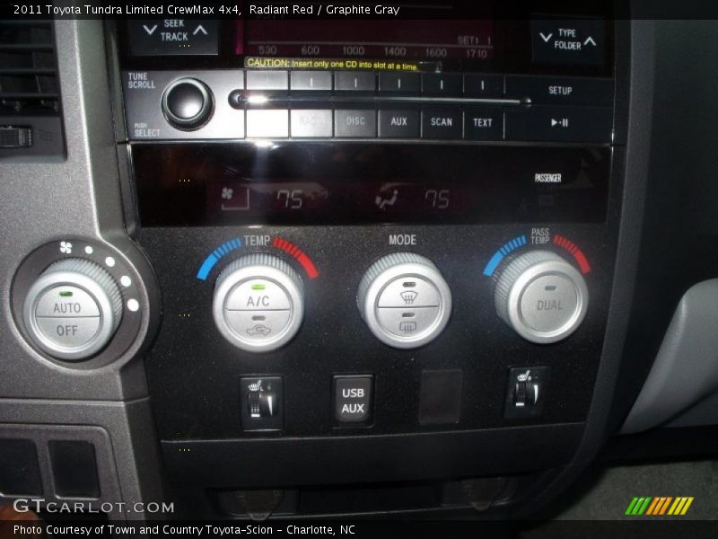Controls of 2011 Tundra Limited CrewMax 4x4