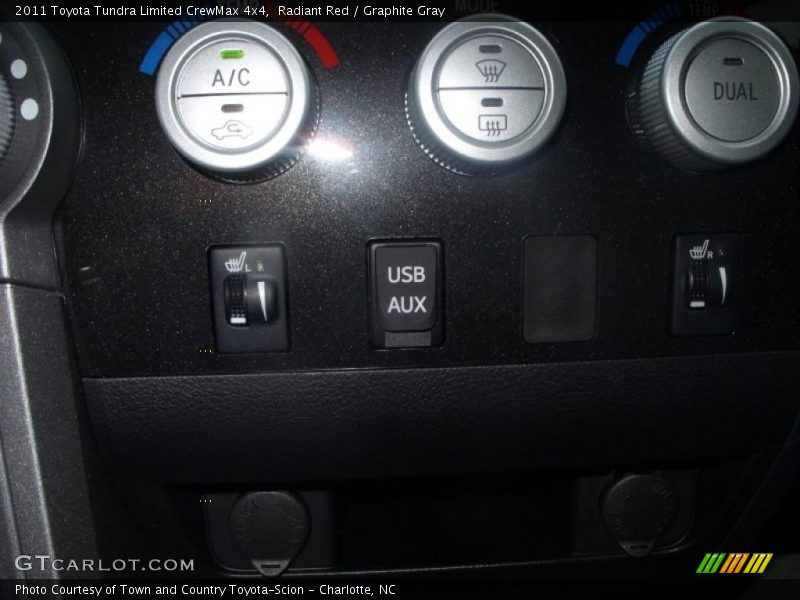 Radiant Red / Graphite Gray 2011 Toyota Tundra Limited CrewMax 4x4
