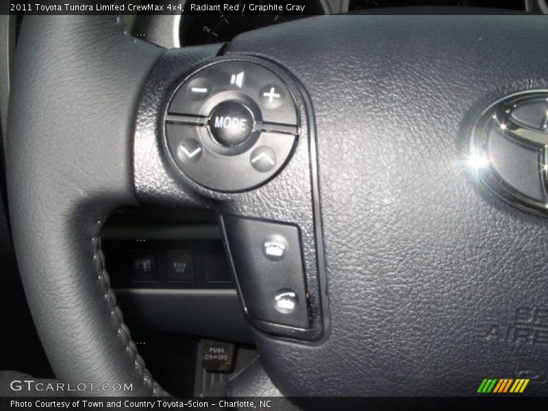 Radiant Red / Graphite Gray 2011 Toyota Tundra Limited CrewMax 4x4