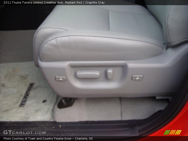 Radiant Red / Graphite Gray 2011 Toyota Tundra Limited CrewMax 4x4