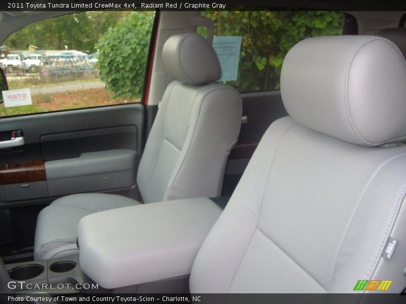 Radiant Red / Graphite Gray 2011 Toyota Tundra Limited CrewMax 4x4