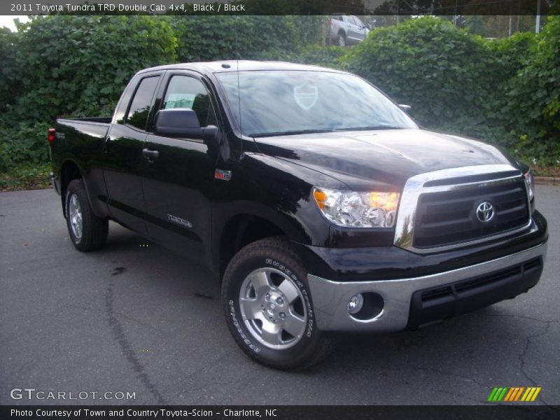 Black / Black 2011 Toyota Tundra TRD Double Cab 4x4