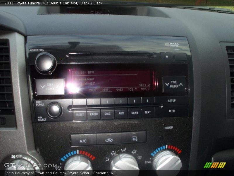 Black / Black 2011 Toyota Tundra TRD Double Cab 4x4