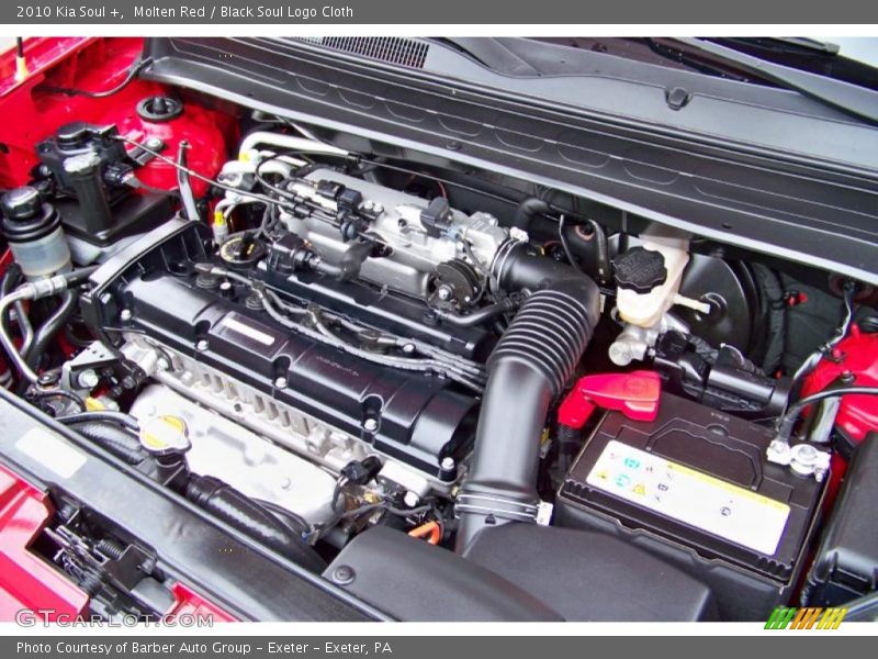  2010 Soul + Engine - 2.0 Liter DOHC 16-Valve CVVT 4 Cylinder