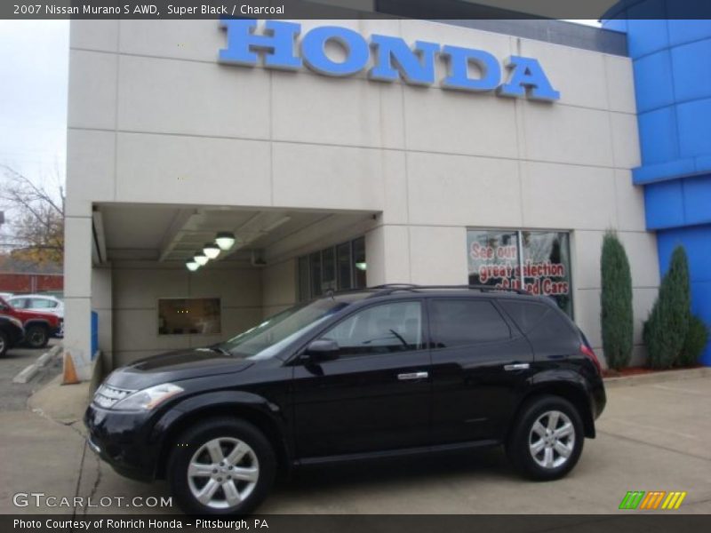 Super Black / Charcoal 2007 Nissan Murano S AWD