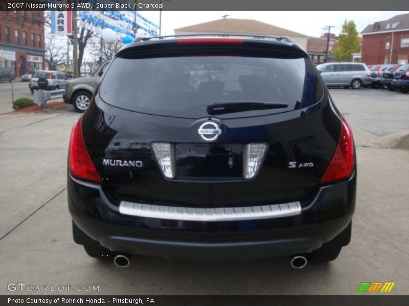 Super Black / Charcoal 2007 Nissan Murano S AWD