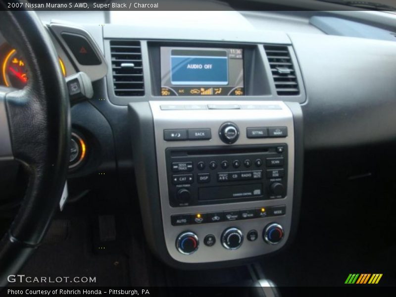 Super Black / Charcoal 2007 Nissan Murano S AWD