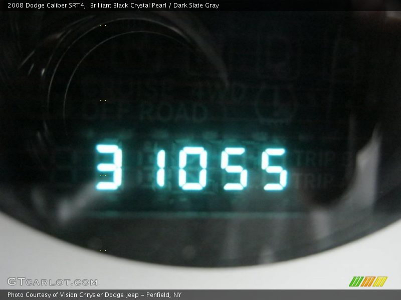 Brilliant Black Crystal Pearl / Dark Slate Gray 2008 Dodge Caliber SRT4
