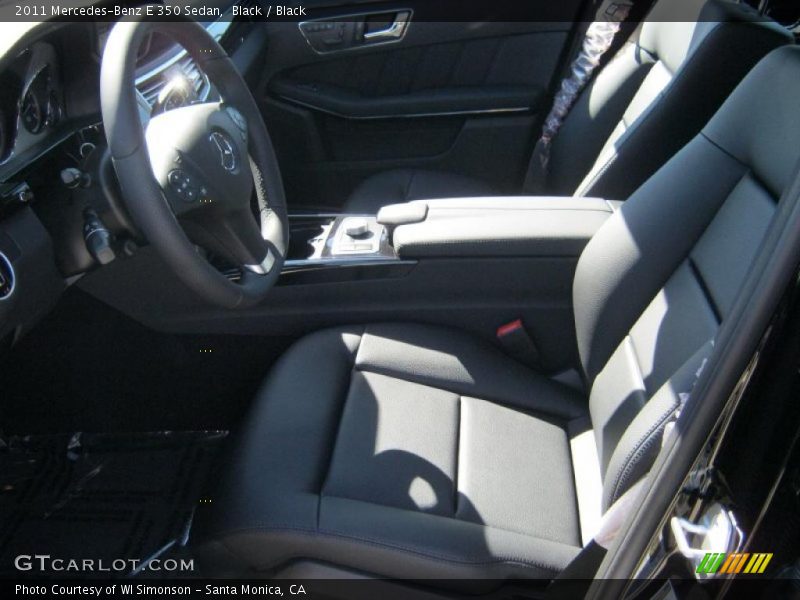 Black / Black 2011 Mercedes-Benz E 350 Sedan