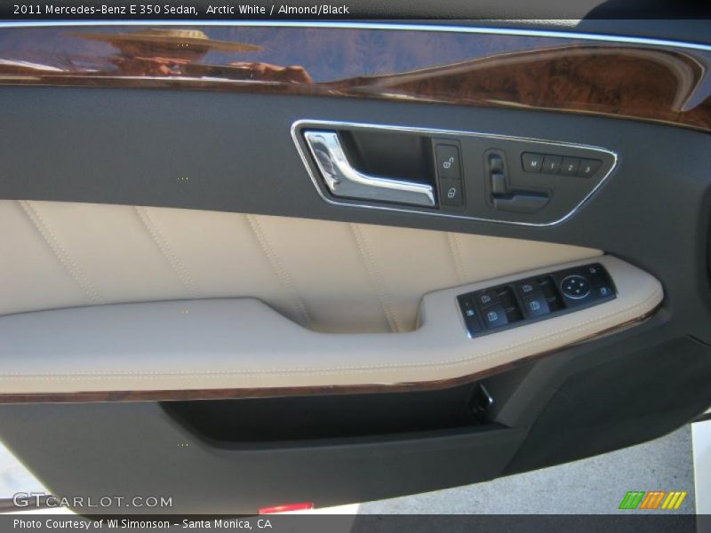 Arctic White / Almond/Black 2011 Mercedes-Benz E 350 Sedan