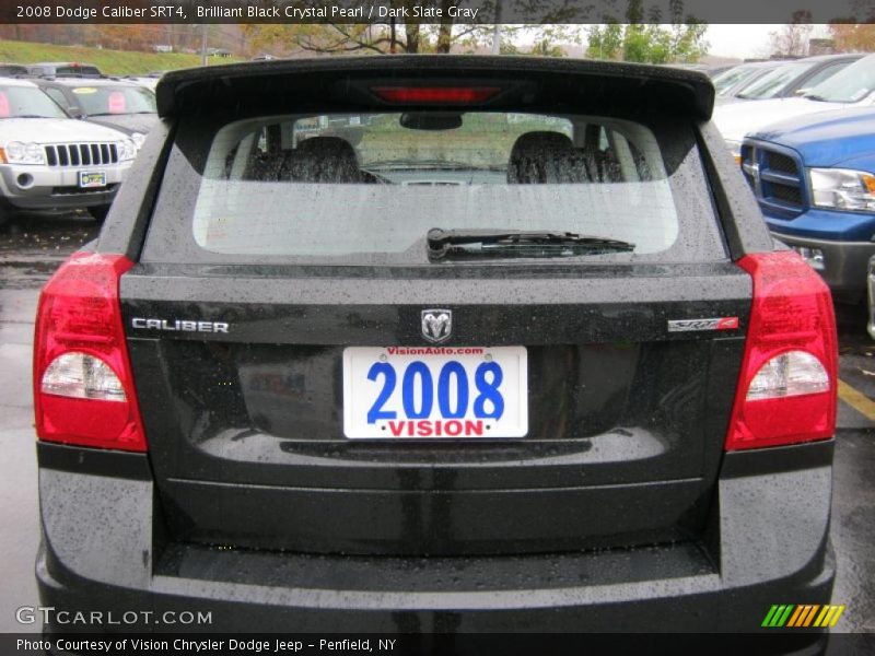 Brilliant Black Crystal Pearl / Dark Slate Gray 2008 Dodge Caliber SRT4