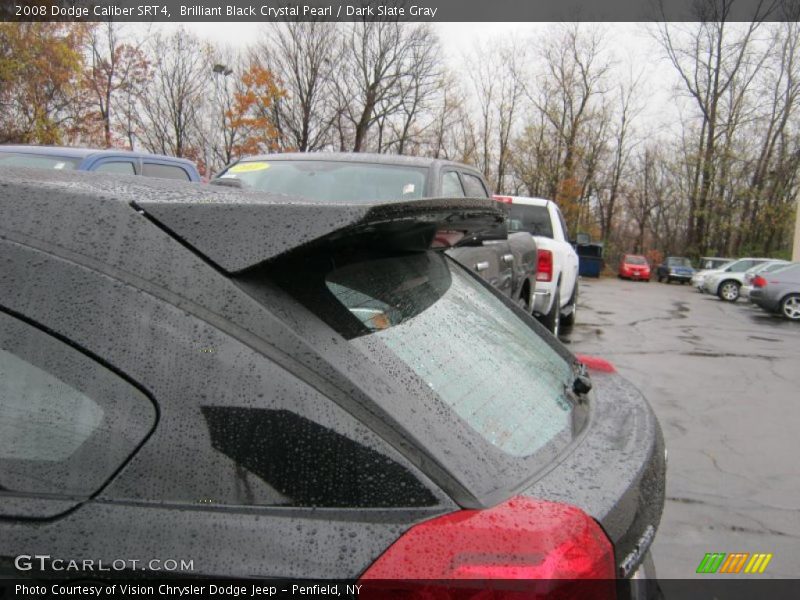 Brilliant Black Crystal Pearl / Dark Slate Gray 2008 Dodge Caliber SRT4