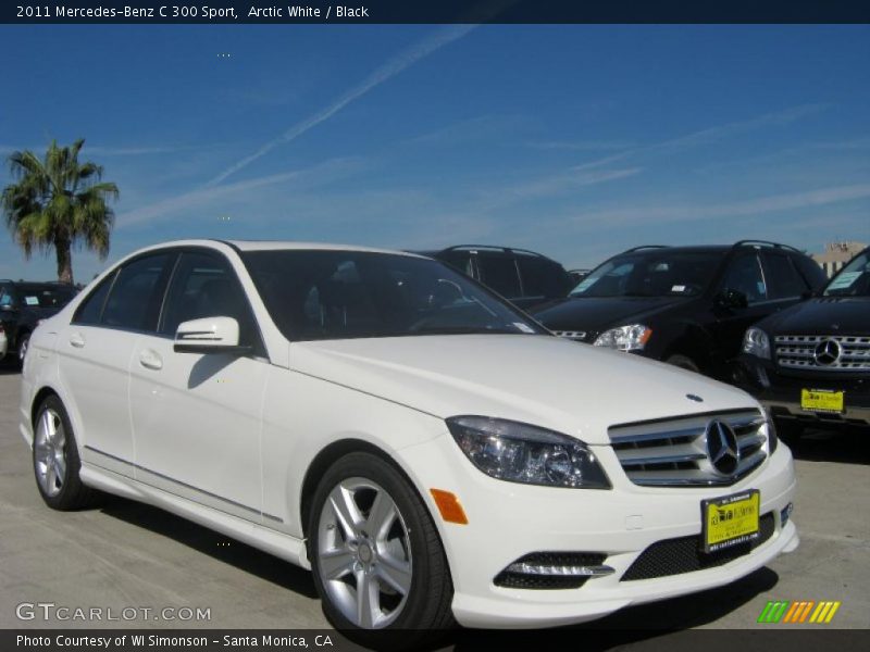 Front 3/4 View of 2011 C 300 Sport