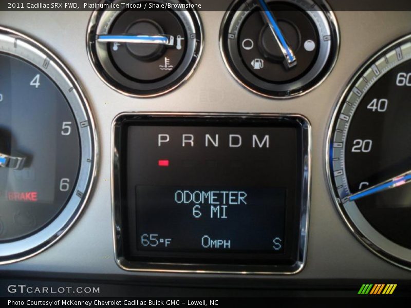 Platinum Ice Tricoat / Shale/Brownstone 2011 Cadillac SRX FWD