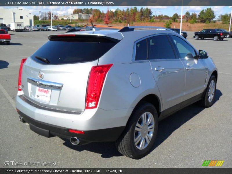 Radiant Silver Metallic / Titanium/Ebony 2011 Cadillac SRX FWD