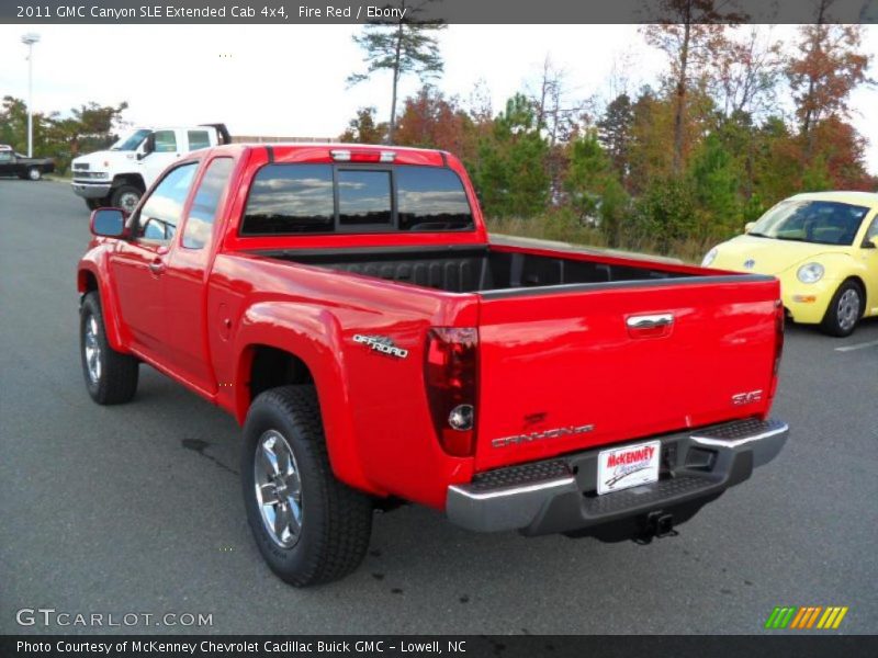 Fire Red / Ebony 2011 GMC Canyon SLE Extended Cab 4x4