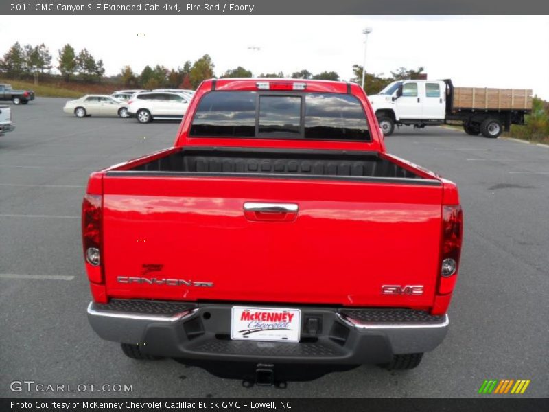 Fire Red / Ebony 2011 GMC Canyon SLE Extended Cab 4x4