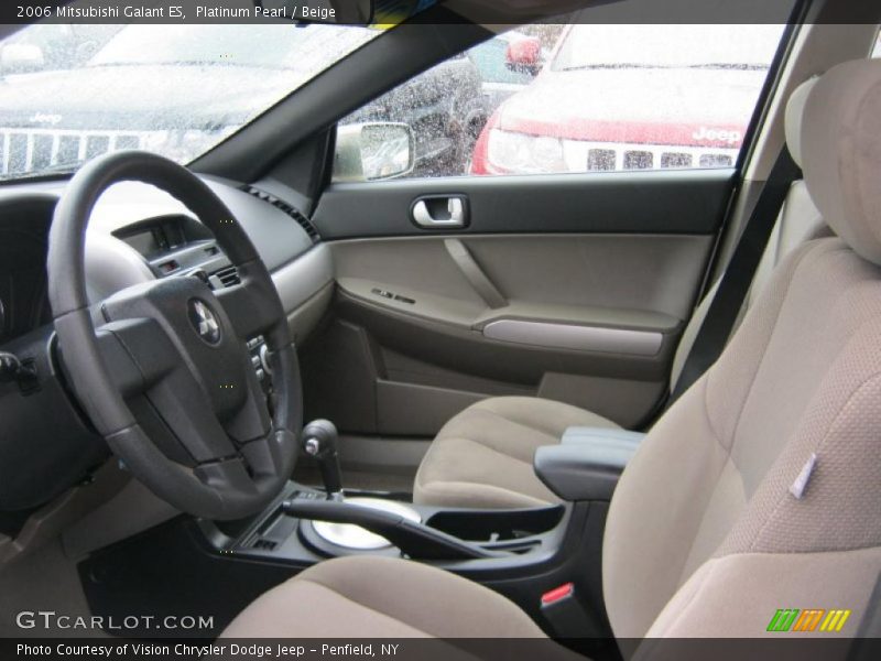  2006 Galant ES Beige Interior