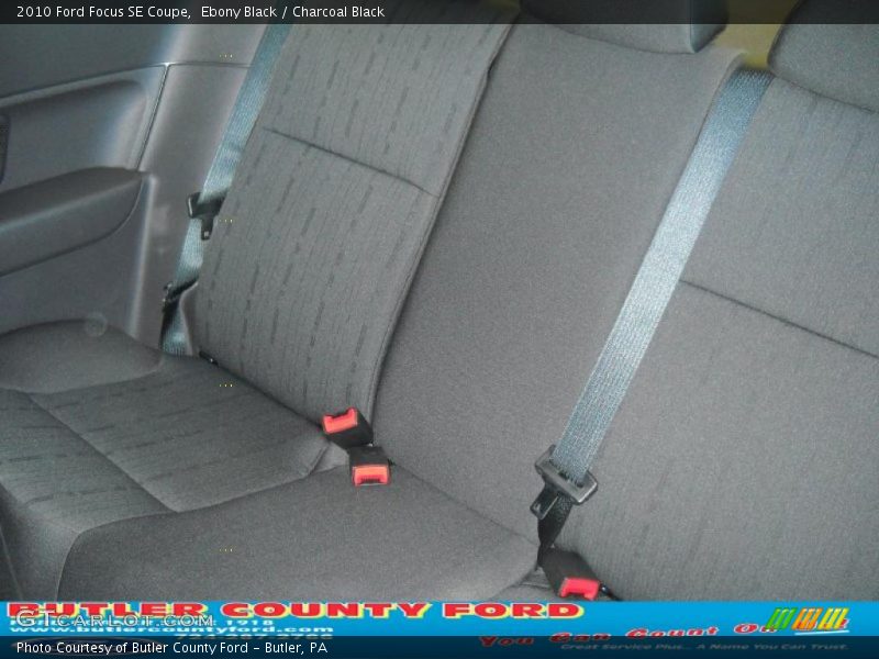 Ebony Black / Charcoal Black 2010 Ford Focus SE Coupe