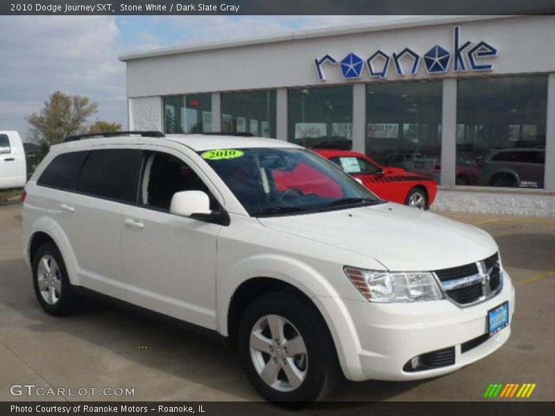 Stone White / Dark Slate Gray 2010 Dodge Journey SXT