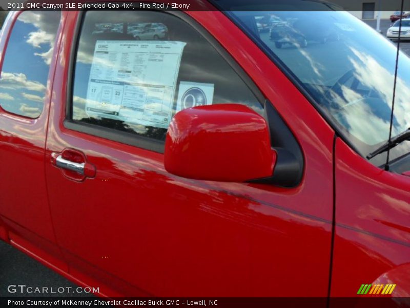 Fire Red / Ebony 2011 GMC Canyon SLE Extended Cab 4x4