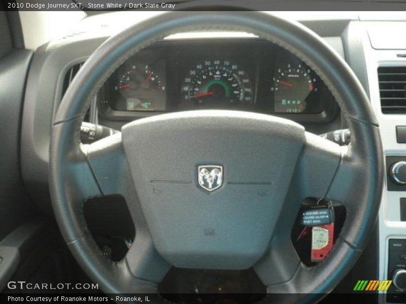 Stone White / Dark Slate Gray 2010 Dodge Journey SXT