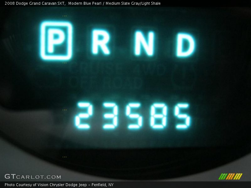 Modern Blue Pearl / Medium Slate Gray/Light Shale 2008 Dodge Grand Caravan SXT